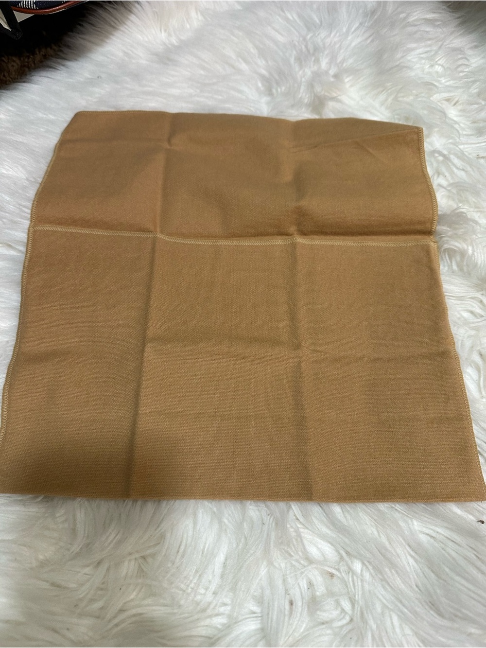Louis Vuitton Camel/Tan Logo Dust Pouch 11.5x7.5 - Picture 2 of 2